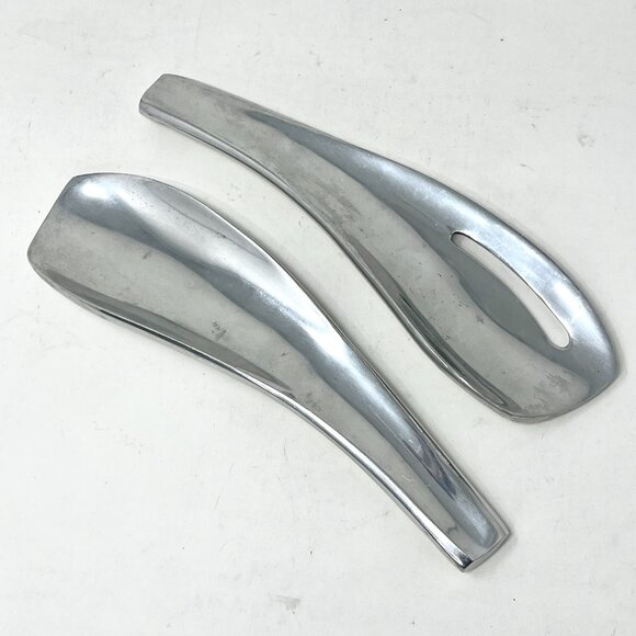 Vintage Dansk Salad Serving Set Aluminum Modernist Serve Ware Jens Quistgaard - Picture 1 of 6